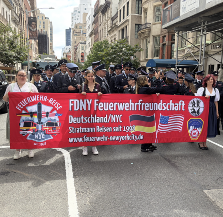 FDNY Feuerwehrfreundschaft at German American Steuben Day Parade, Sept. 19.