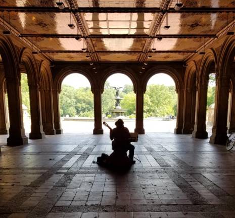 Central Park serenade. Photo: Nancy Ploeger