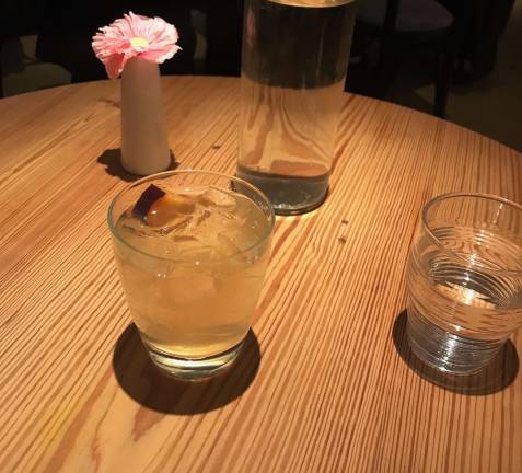 Plum Cocktail at Nix. Photo: Liz Richards