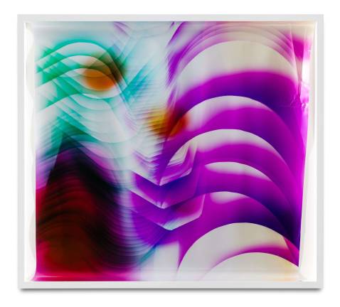 Mariah Robertson, "062," 2017, C-print. Courtesy of Van Doren Waxter (New York)