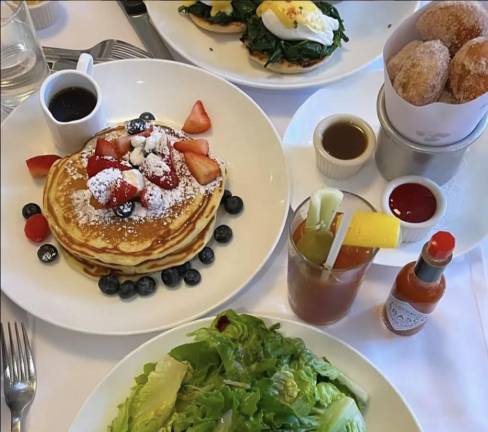 Brunch at Cafe Luxembourg.