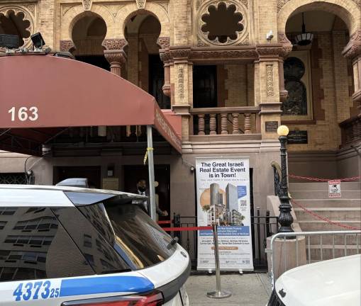 The May 5 Park East Synagogue protest was a reaction to the Great Israeli Real Estate Event.
