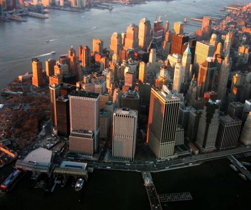 The Financial District in Lower Manhattan, where according to Community Board 1 member Ro Sheffe, is without a public library or community center in its entire eastern half. Source: WikiMedia Commons.