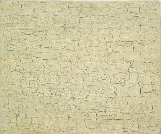 Vija Celmins, Desert Surface #1, 1991, Oil on wood panel, 18 × 21 5/8 in., Collection of Harry W. and Mary Margaret Anderson © Vija Celmins, courtesy the artist and Matthew Marks Gallery