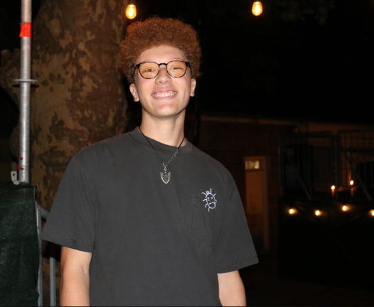 Ian McKinney, a 16-year-old environmental activist, spoke to the crowd at a SummerStage benefit concert on Sept. 22.