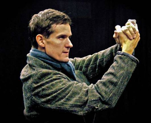 Actor Daniel Llewelyn-Williams stars in “A Regular Little Houdini” at 59E59.