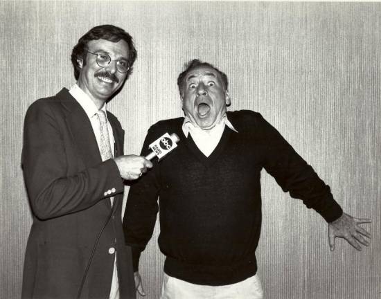 Bill Diehl with Mel Brooks. Photo courtesy of Bill Diehl