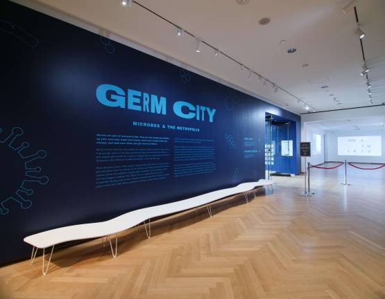“Germ City” entrance. Photo courtesy of the Museum of the City of New York