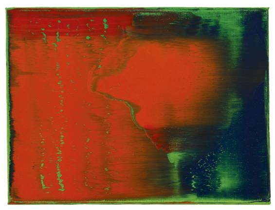 Gerhard Richter, "Grün - Blau - Rot 789-76," 1993, Oil on canvas. Courtesy of Ludorff (Dusseldorf)