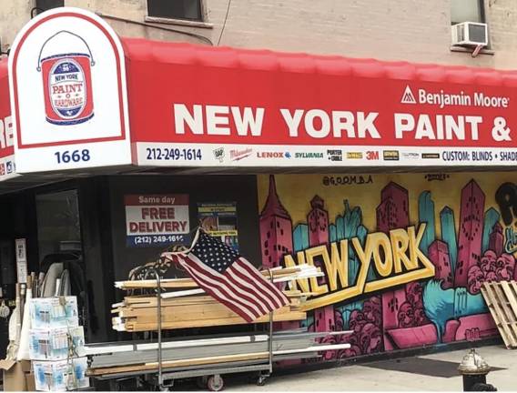 New York Paint &amp; Hardware at 1668 First Ave.