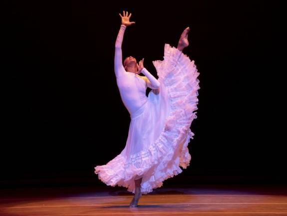 Constance Stamatiou in Alvin Ailey’s “Cry.” Photo: Paul Kolnik