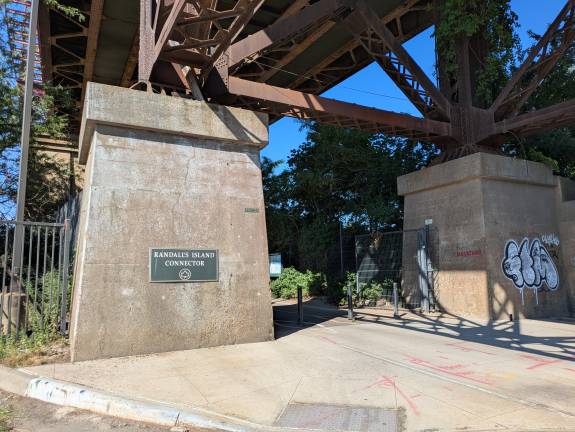 Randall’s Island Connector from the Bronx to Randall’s Island.