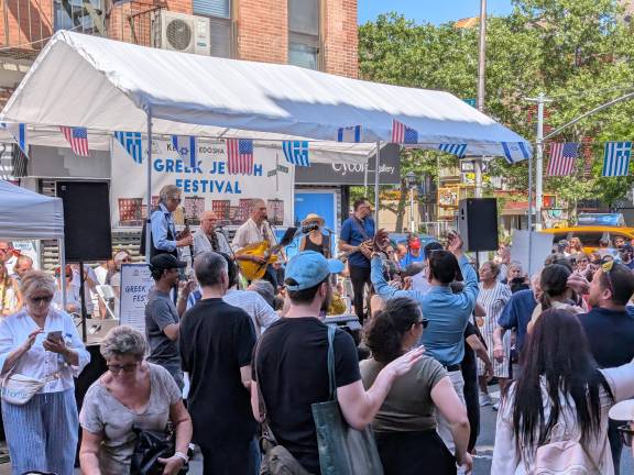 Annuel Greek Jewish Festival organized by Kehila Kedosha Janina synagogue on Broome Street.