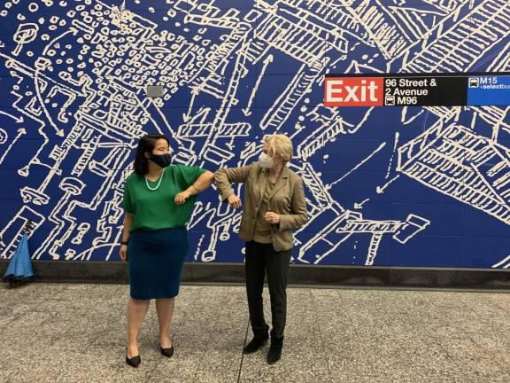 City Council candidate Tricia Shimamura and Congresswoman Carolyn Maloney, who endorsed Shimamura in late November. Photo Courtesy of Tricia Shimamura for City Council