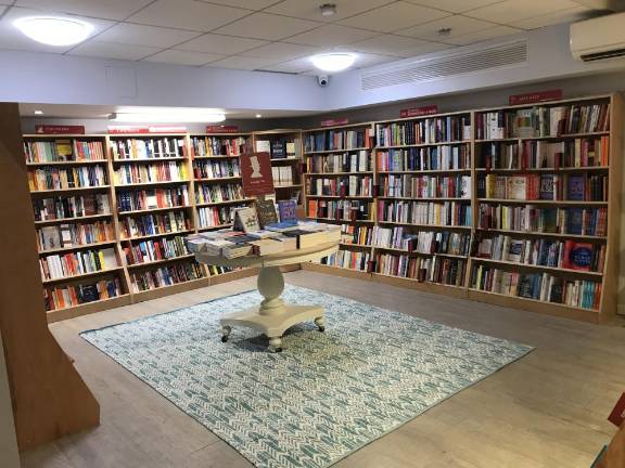 The nonfiction section inside the Strand, which prides itself on its vast collection of new, used and rare books.