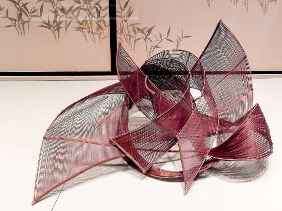 "Tide," a 1978 work by Fujitsuka Shosei, who was trained by an earlier master of bamboo form. Photo: Adel Gorgy