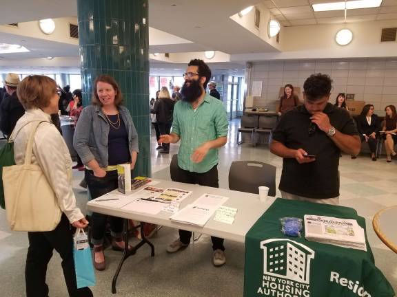 Squadron's community convention featured breakout workshops where residents could discuss everything from transportation to tenants' rights. Photo courtesy of Sen. Squadron's office