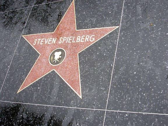Steven Spielberg's star on Hollywood's legendary Walk of Fame. The Spielberg Family Living Trust contributed $4,950 to Mayor Bill de Blasio's reelection campaign in April. Phoro: Oriez, via Wikimedia Commons