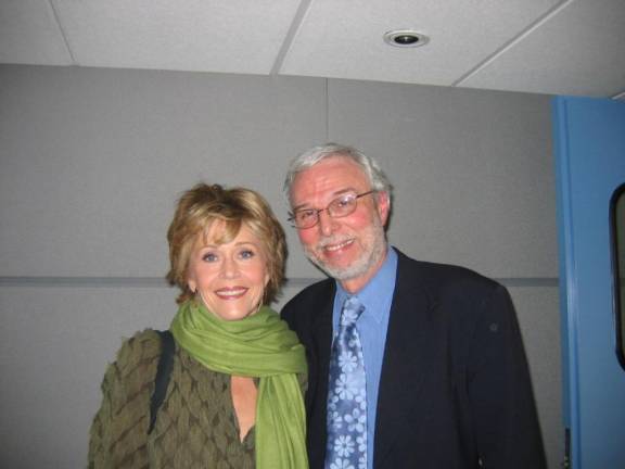 Jane Fonda and Bill Diehl. Photo courtesy of Bill Diehl