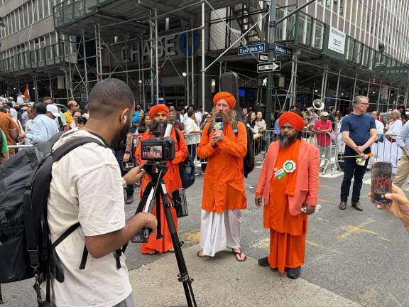 India Day Parade thrills many thousands along Madison Avenue, including the Indian media.