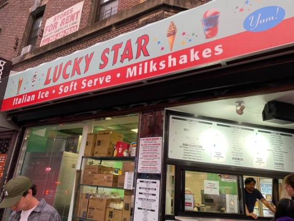 Lucky Star ice cream opened on the Lower East Side. Photo: Darya Foroohar