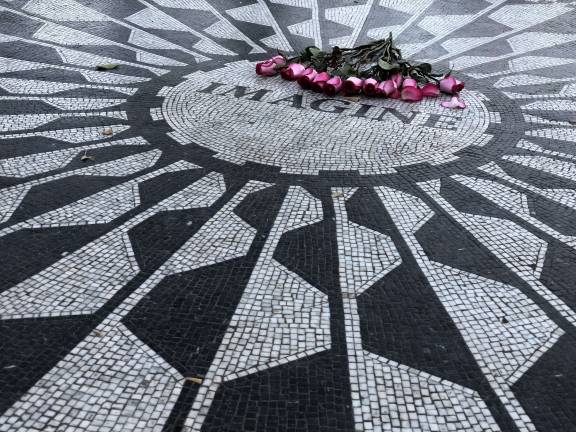 At Strawberry Fields in Central Park, November 20, 2017. Photo: Dave Addey, via flickr