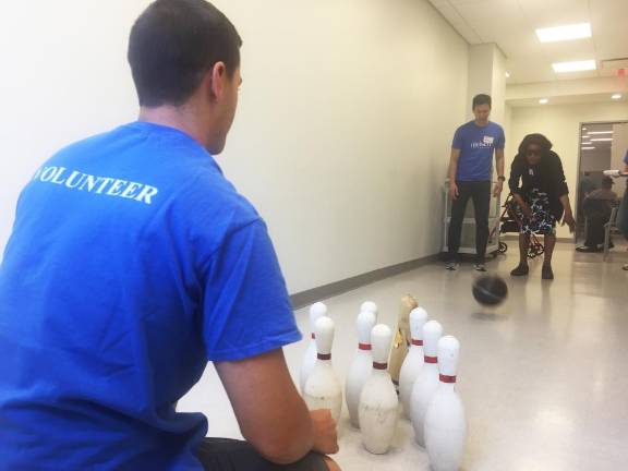 GuildCare bowling. Photo courtesy of Lighthouse Guild