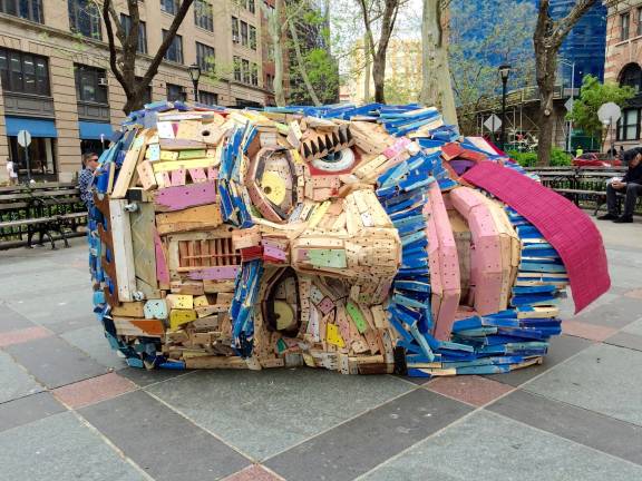 public art In tribeca park Scrapbook
