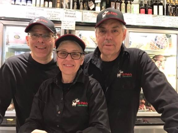 Sal, Marie and Lou Di Palo, the fourth generation to run the family business. Photo: Vincent Gardino