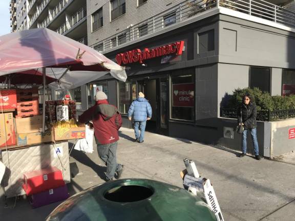 A CVS pharmacy on Second Avenue and East 86th Street. As the number of national retail chain stores in Manhattan fell by 3.1 percent, CVS went in the other direction, adding 10 locations for a total of 64 and giving it the No. 5 spot in the rankings of the borough's top 10 national brands.