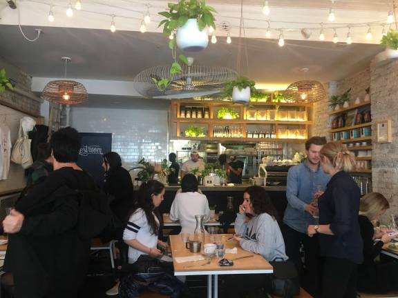 Two Hands Café on Mott Street, which replicates Australia's beachside vibe. Photo: Mihika Agarwal