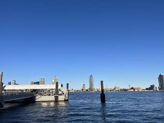 View from the NYC Ferry stop on the Lower East Side. Photo: Kay Bontempo