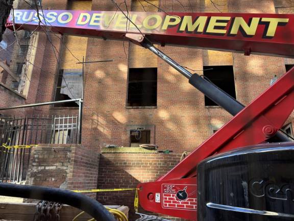 Russo Development Enterprises was the general contractor demolishing four apartment buildings and a former church when a construction worker in cherry picker collided with a steel beam on Dec. 13. Officials at Russo could not be reached for comment.