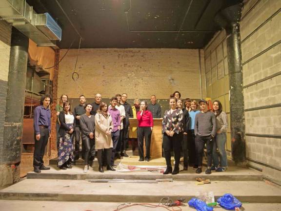 The staff of Film Forum eagerly awaits its renovation, currently underway. Photo: Jorge Torres