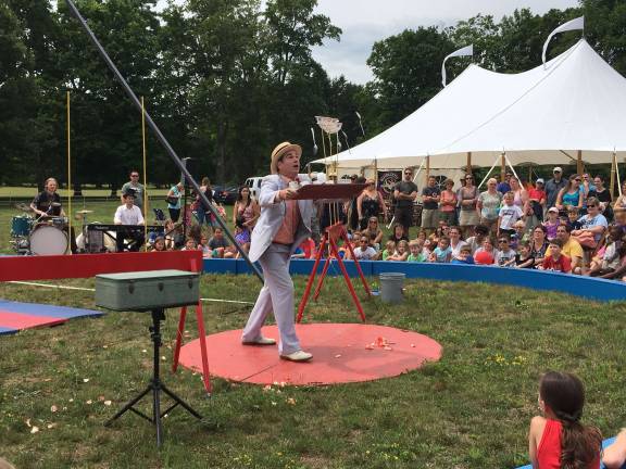 On June 30, circus acts are among the fun slated for the annual "Family Fun Festival" at the FDR Library in Hyde Park. Photo: FDR Presidential Library