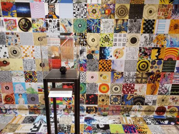 <b>A kaleidoscopic patchwork of art from Wilde’s students reveals his impact on decades of SVA grads.</b> Photo: Oscar Kim Bauman