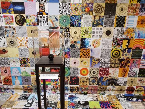 <b>A kaleidoscopic patchwork of art from Wilde’s students reveals his impact on decades of SVA grads.</b> Photo: Oscar Kim Bauman