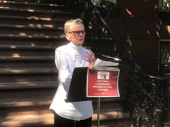 The poet Susan Howe discusses the legacy of Wallace Stevens. Photo: Alizah Salario