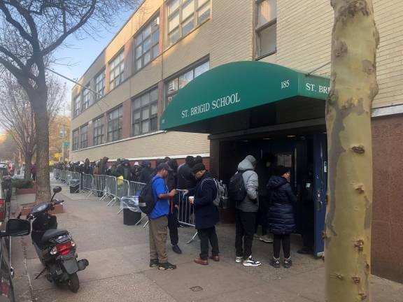 St. Brigid School adjacent to Tompkins Square Park was leased to the city during the migrant crisis but is now the latest property that the Archdiocese has put up for sale as its scrambles to pay past victims of sexual abuse.