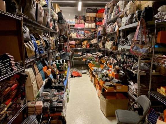 Authorities raided this counterfeit storage facility in Manhattan, where approximately 219,000 counterfeit bags, clothes, shoes, and other luxury products were found. (Photo: U.S. Attorney’s Office)