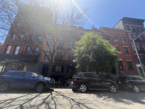 A judge has barred a man and one-time occupant of an apartment from entering this building on Bleeker Street.