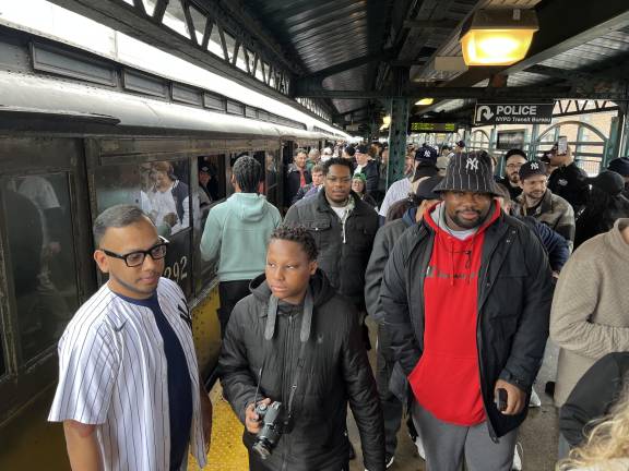 Lucky Yankees Fans rode the 1917 Low-Vs to Yankee Stadium on the April 3 2026 Season Opener.
