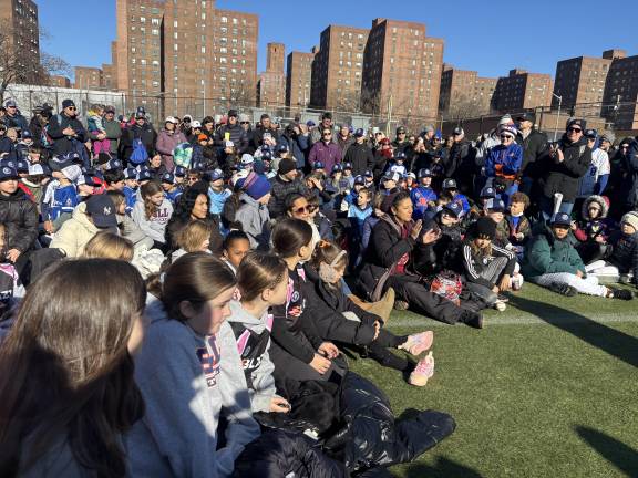 A big crowd was on hand at historic Con Edison Field as the Peter Stuyvesant Little League celebrated the start of its 70th season with its tradtional opening day parade.