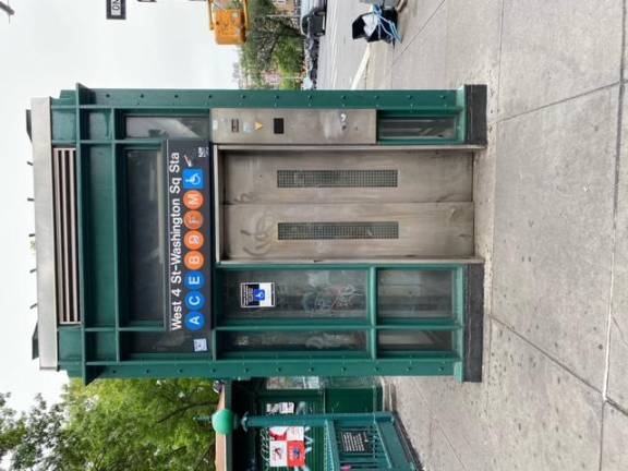 Elevator at the West 4th Street station. Photo: Darya Foroohar