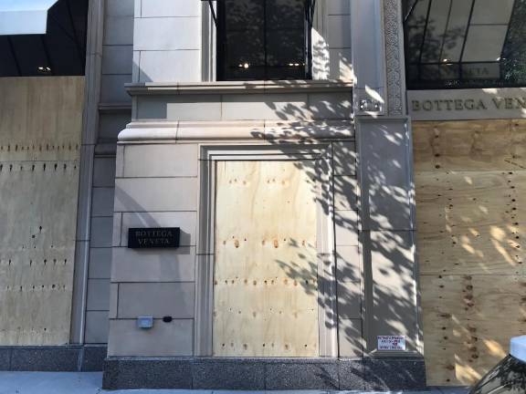 Bottega Veneta on Madison Ave. Photo: Jeanne Straus