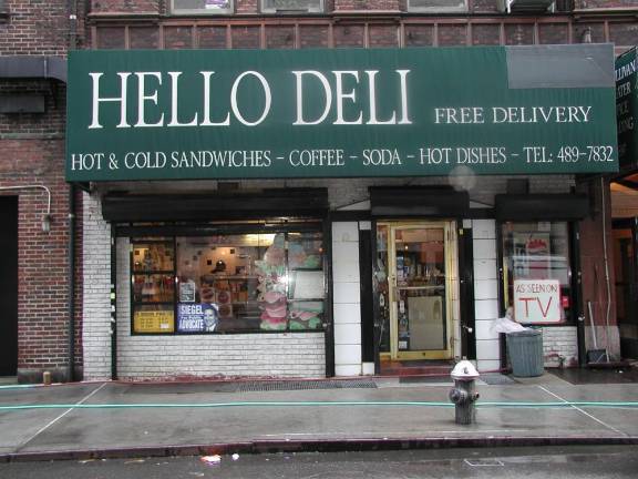 Hello Deli on West 53rd Street. Photo courtesy of Rupert Jee