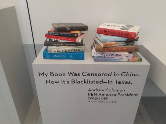 Controversial books. Photo: Karen Camela Watson