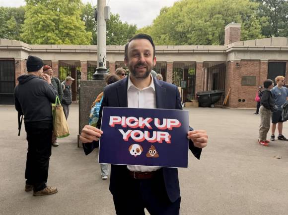 Assemblymember Keith Powers after a recent SCOOP Act event at Tompkins Square Park.
