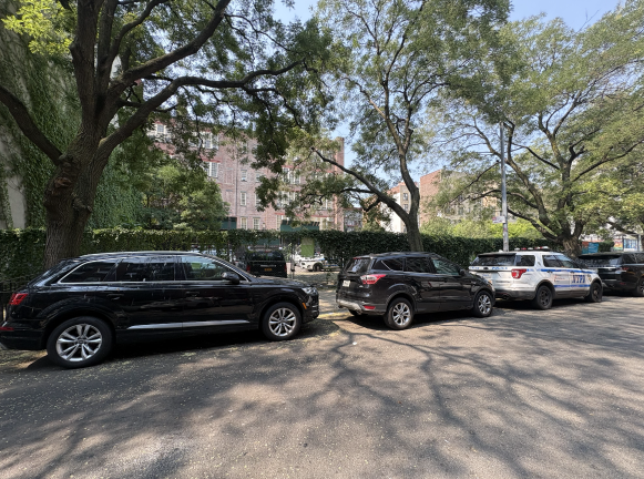 Street view of 9th Precinct parking lot at 324 E. 5th St. as it currently stands.