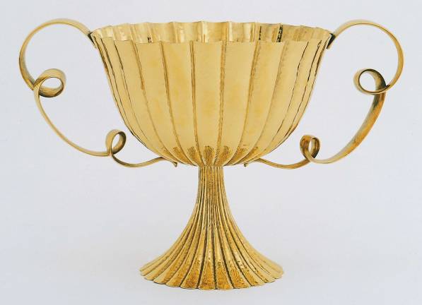 Josef Hoffmann (1870-1956) Centerpiece, 1924. Execution: Wiener Werksta¨tte Brass. Minneapolis Institute of Art. The Modernism Collection, gift of Norwest Bank Minnesota